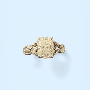 Elegant 1.06 cushion cut lab grown diamond engagement Ring